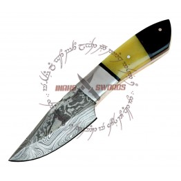 Rebel Wolf River Master Full Tang Damascus Steel Hand Forged Knife